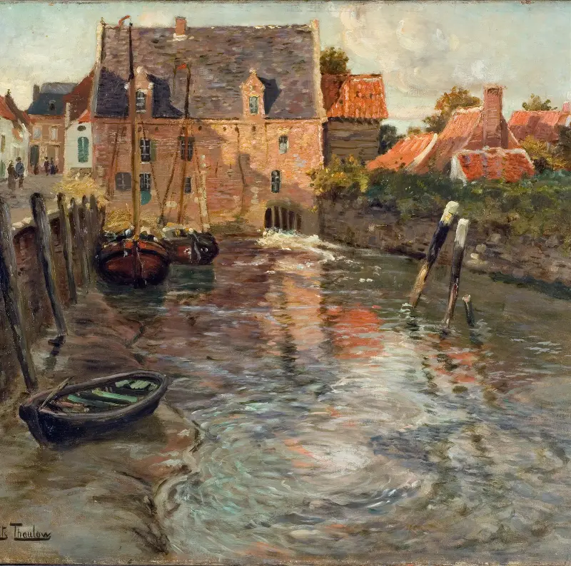 Low Water av Frits Thaulow
