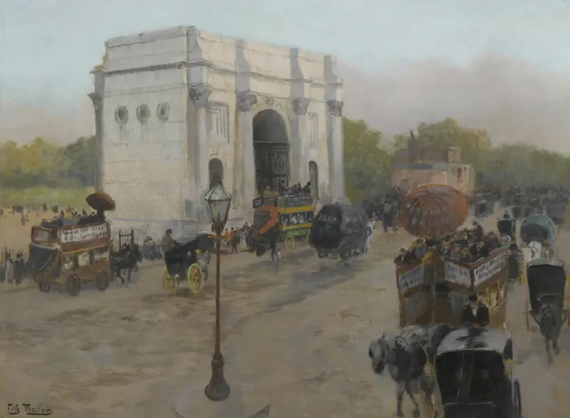 Marble Arch, London av Frits Thaulow