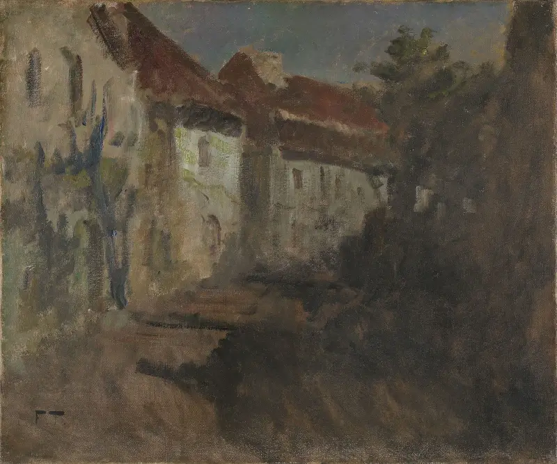 Månsken i Dieppe av Frits Thaulow