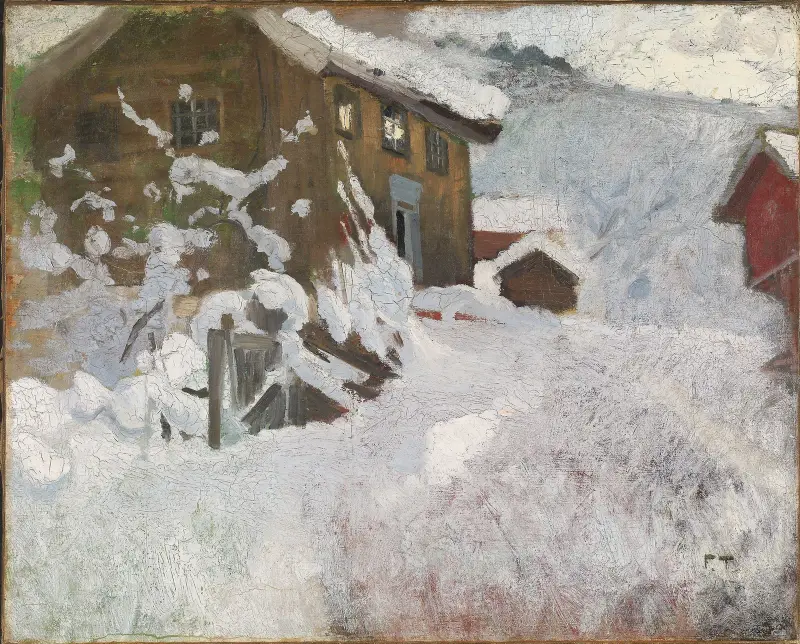 Norwegian Winter av Frits Thaulow