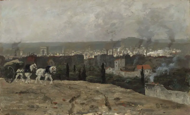 Parisian View av Frits Thaulow