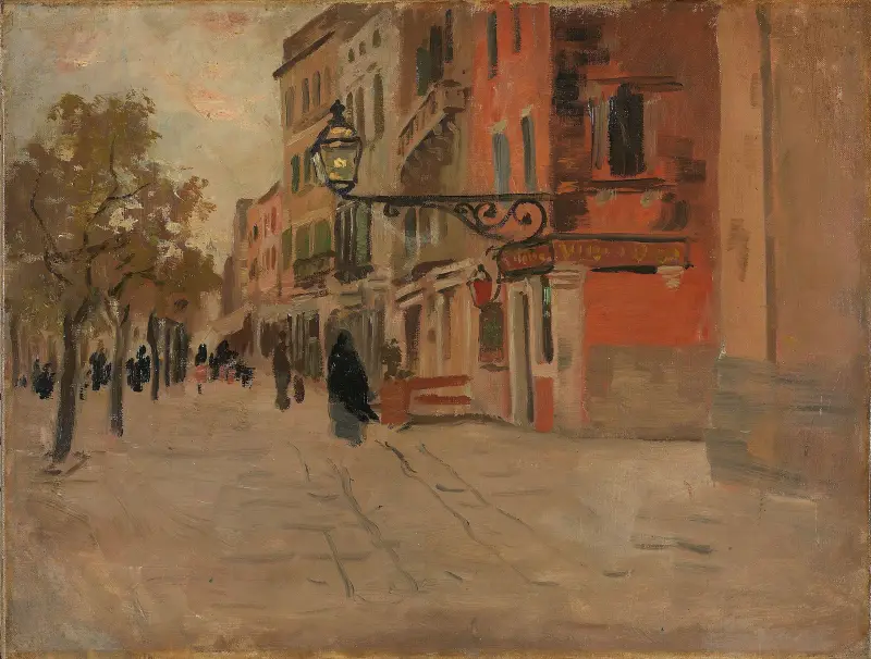 Gata i Venedig av Frits Thaulow