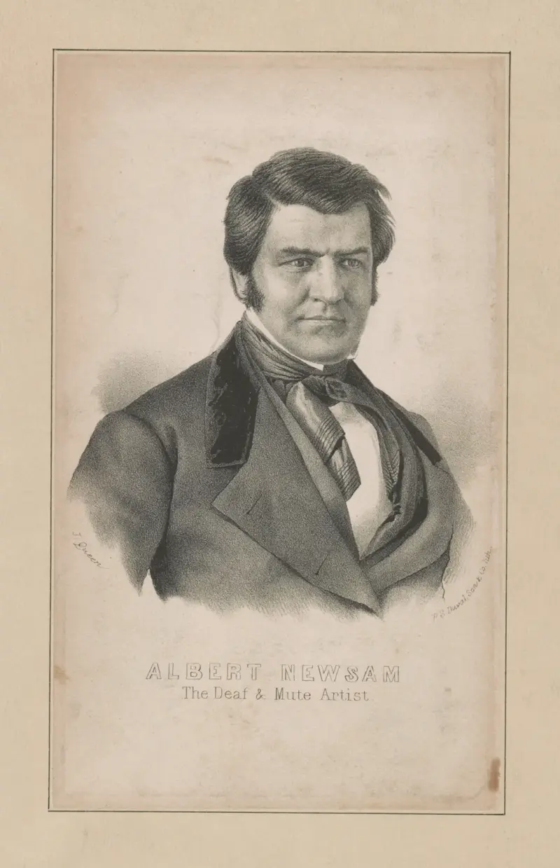 Albert Newsam, the deaf & mute artist av James Fuller Queen