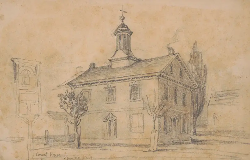 Court house, Sunbury av James Fuller Queen