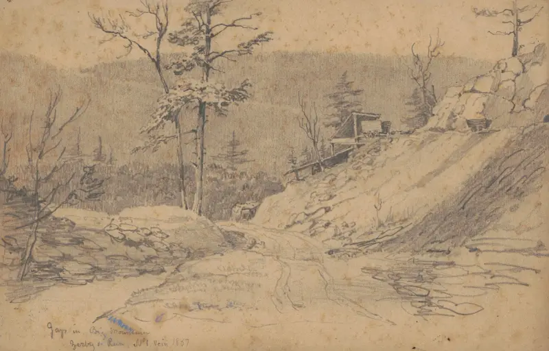 Öppning i Big Mountain, Zerby’s Run, åder nr 1 av James Fuller Queen