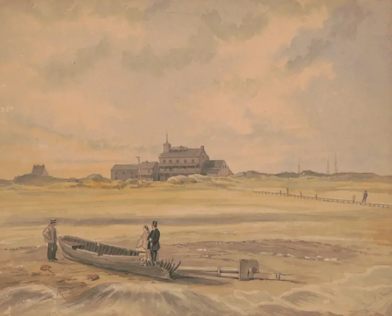 Holtzken Hotel, Brigantine Beach av James Fuller Queen