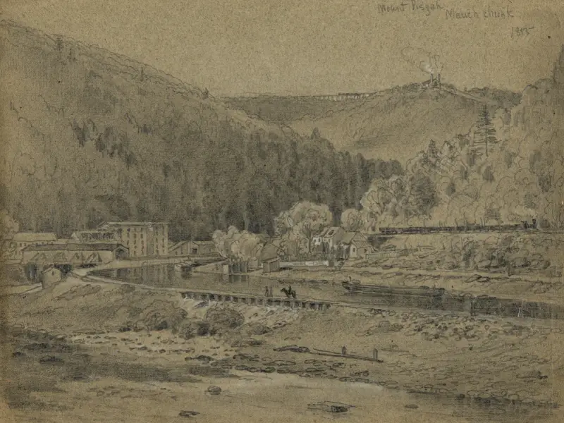 Mount Pisgah, Mauch Chunk av James Fuller Queen