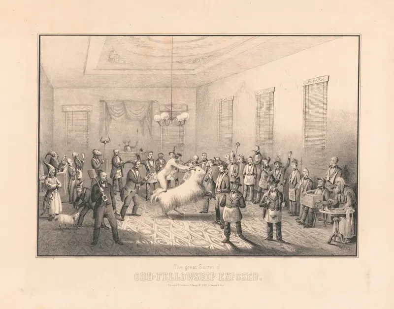 The great secret of Odd-Fellowship exposed av James Fuller Queen