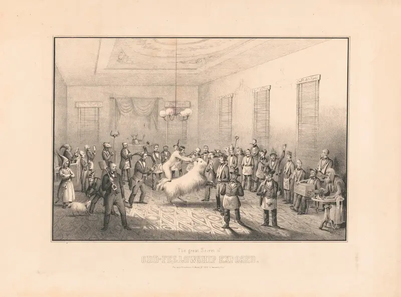 The great secret of Odd-Fellowship exposed av James Fuller Queen