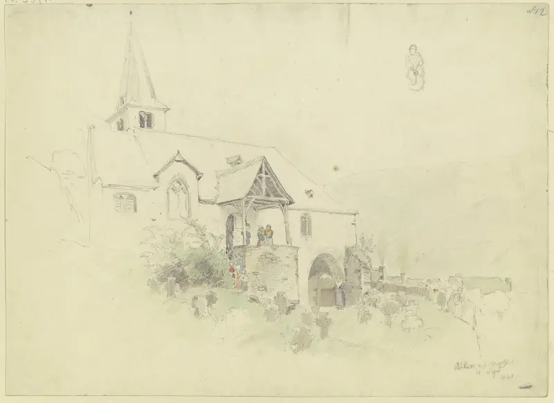 Michaelskapelle in Alken av Jakob Fürchtegott Dielmann