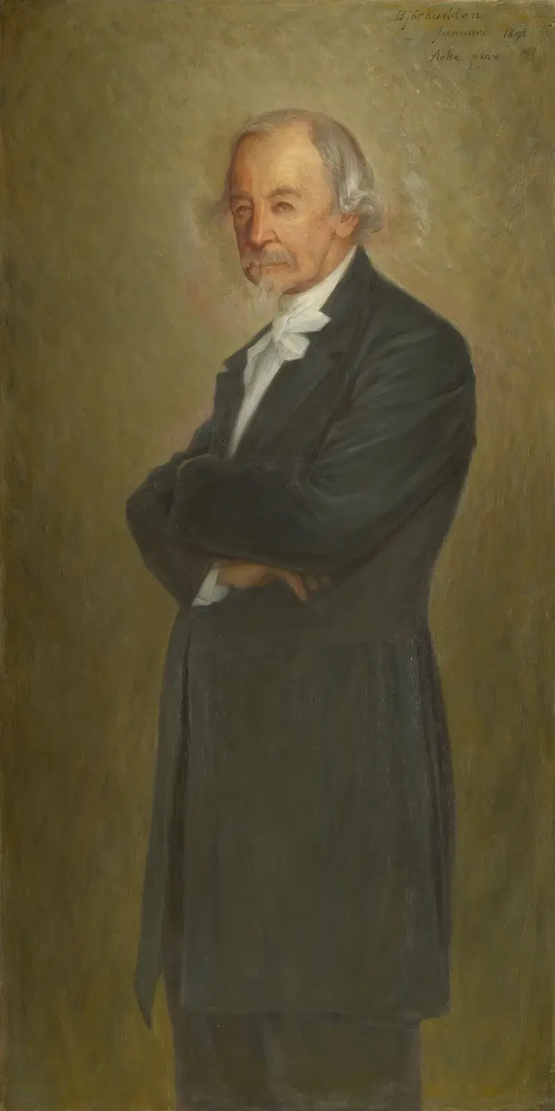 Porträtt av Zacharias Topelius av J.A.G. Acke