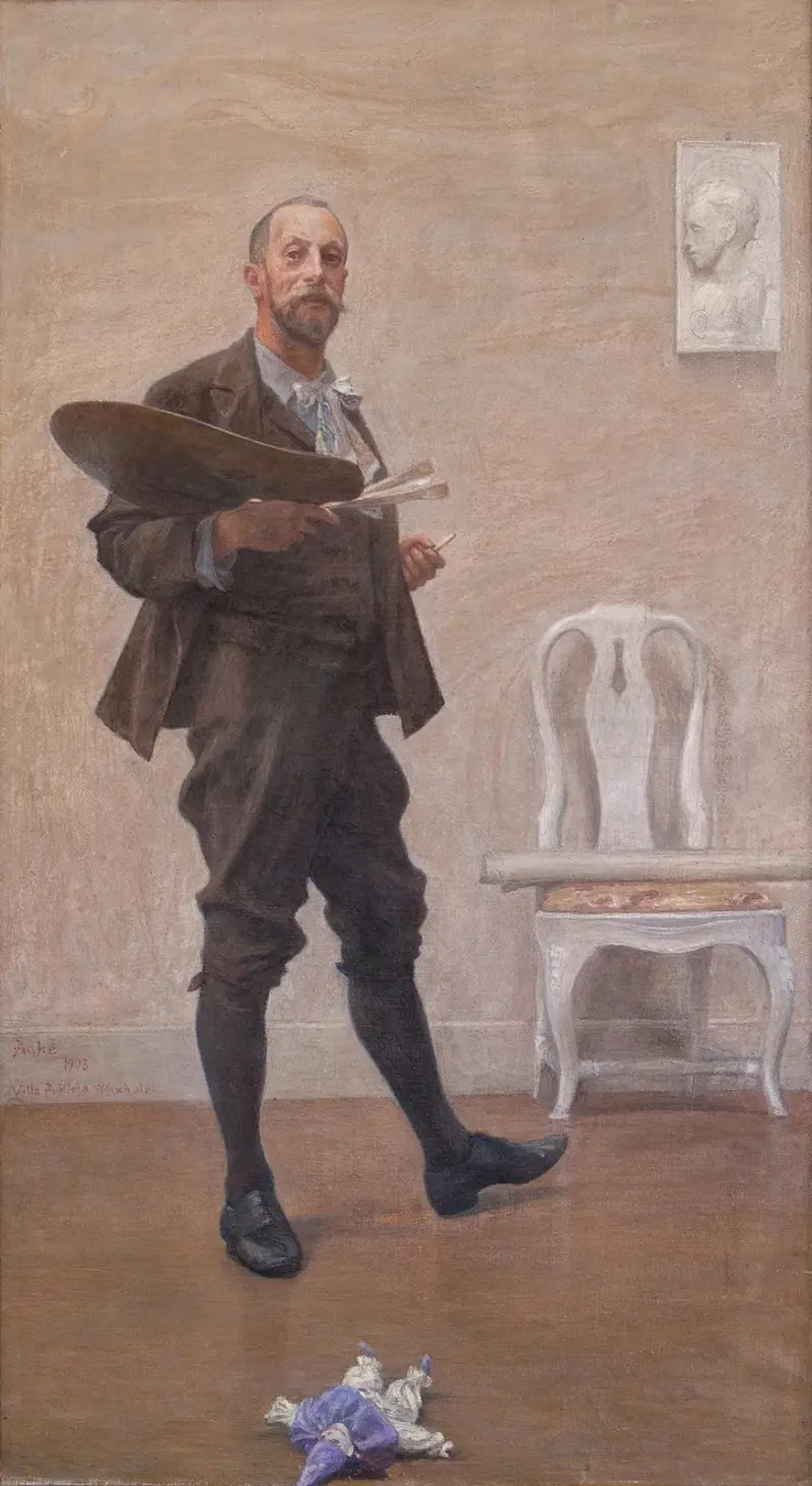 Autoportrét, 1903, J.A.G. Acke