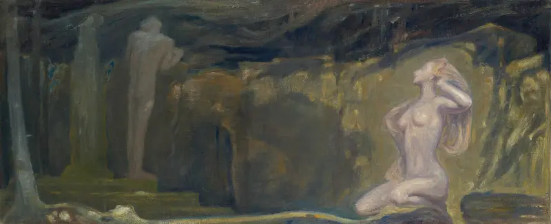 Szkic do Leśnej Świątyni, J.A.G. Acke
