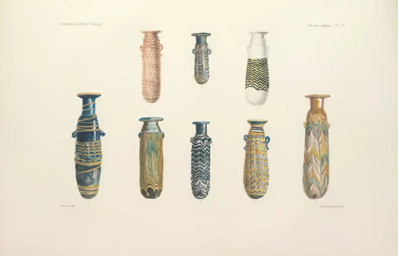 Collection Julien Gréau. Verrerie antique, émaillerie et poterie appartenant à M. John Pierpont Morgan Pl.04 av G. Massias
