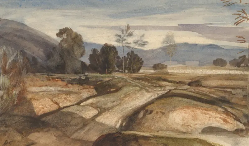 Landscape av Alexandre-Gabriel Decamps