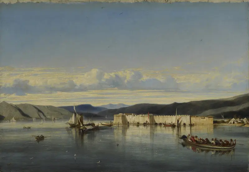 Der Ankerplatz von Smyrna von Alexandre-Gabriel Decamps