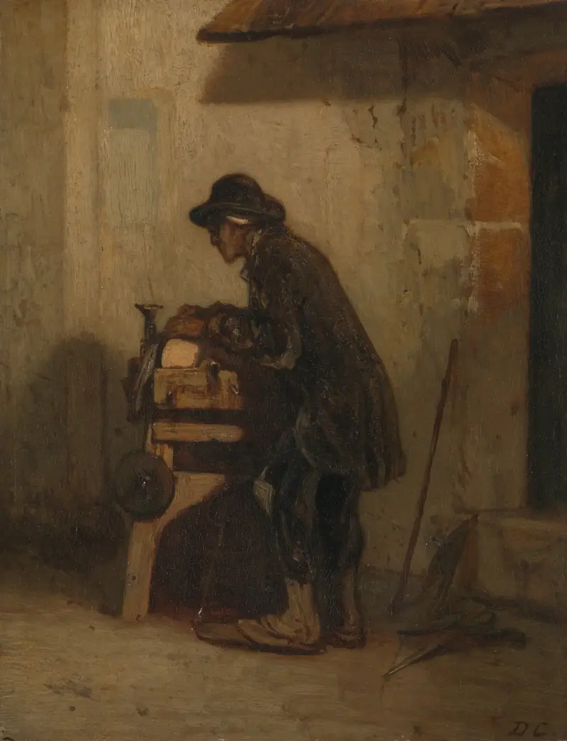 Der Scherenschleifer von Alexandre-Gabriel Decamps