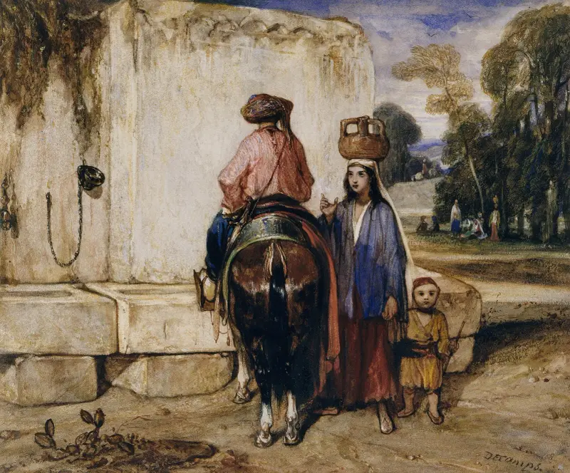 Die Tränke von Alexandre-Gabriel Decamps