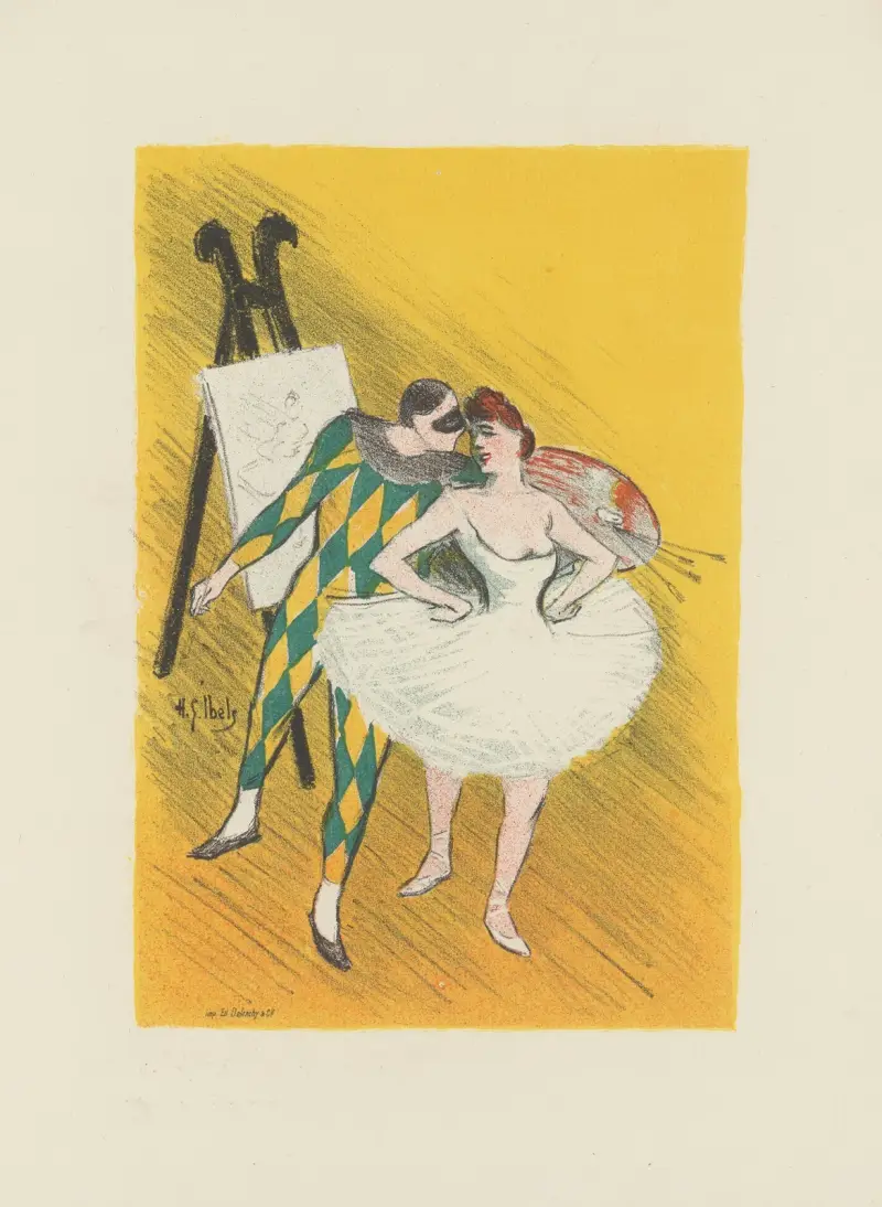 Arlequin et Colombine av Henri-Gabriel Ibels