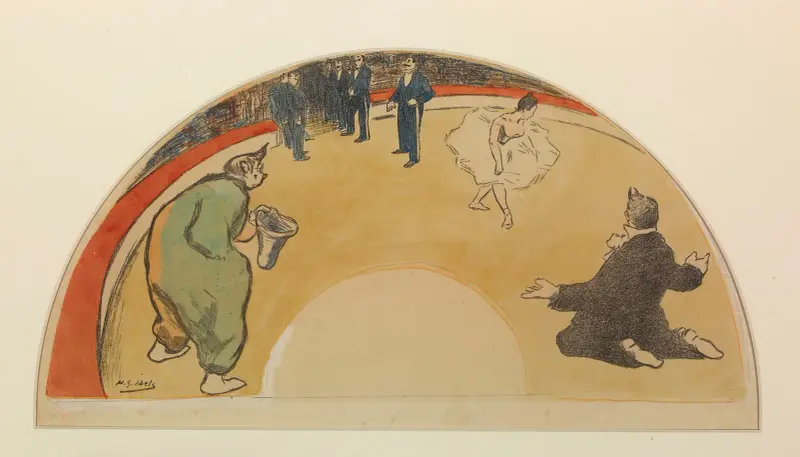 V cirkuse, 1893, Henri-Gabriel Ibels
