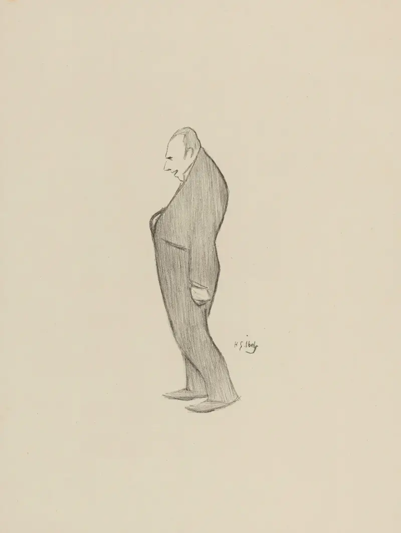 Coquelin cadet av Henri-Gabriel Ibels
