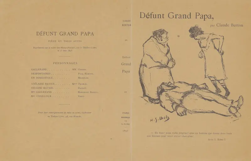 Défunt Grand Papa av Henri-Gabriel Ibels