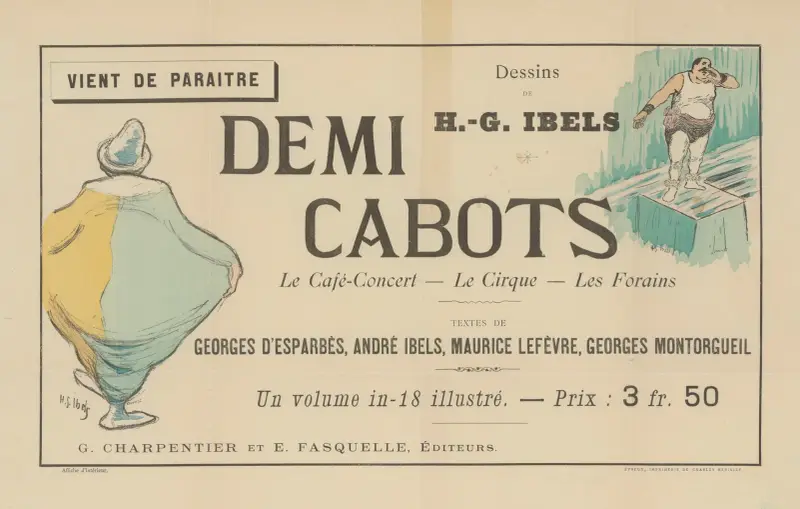 Demi – Cabots – Le Café-Concert – Le Cirque – Les Forains av Henri-Gabriel Ibels