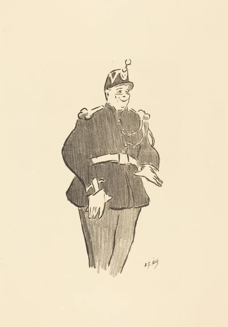 Gendarme av Henri-Gabriel Ibels