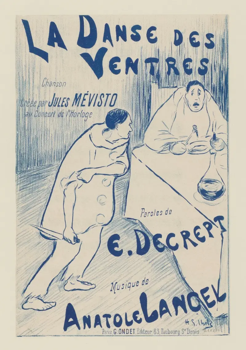 La Danse des Ventres av Henri-Gabriel Ibels
