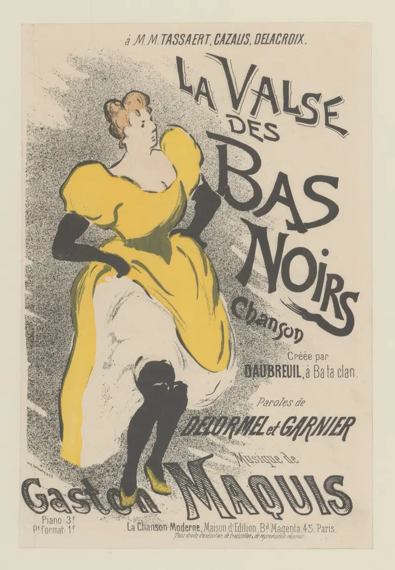 La Valse des Bas Noirs av Henri-Gabriel Ibels