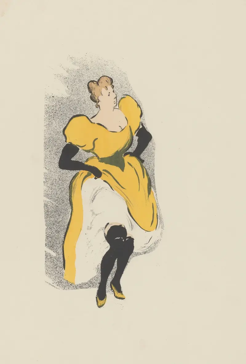 La Valse des Bas Noirs av Henri-Gabriel Ibels