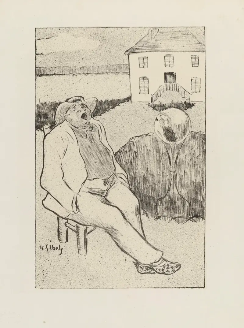 Les Bornes av Henri-Gabriel Ibels