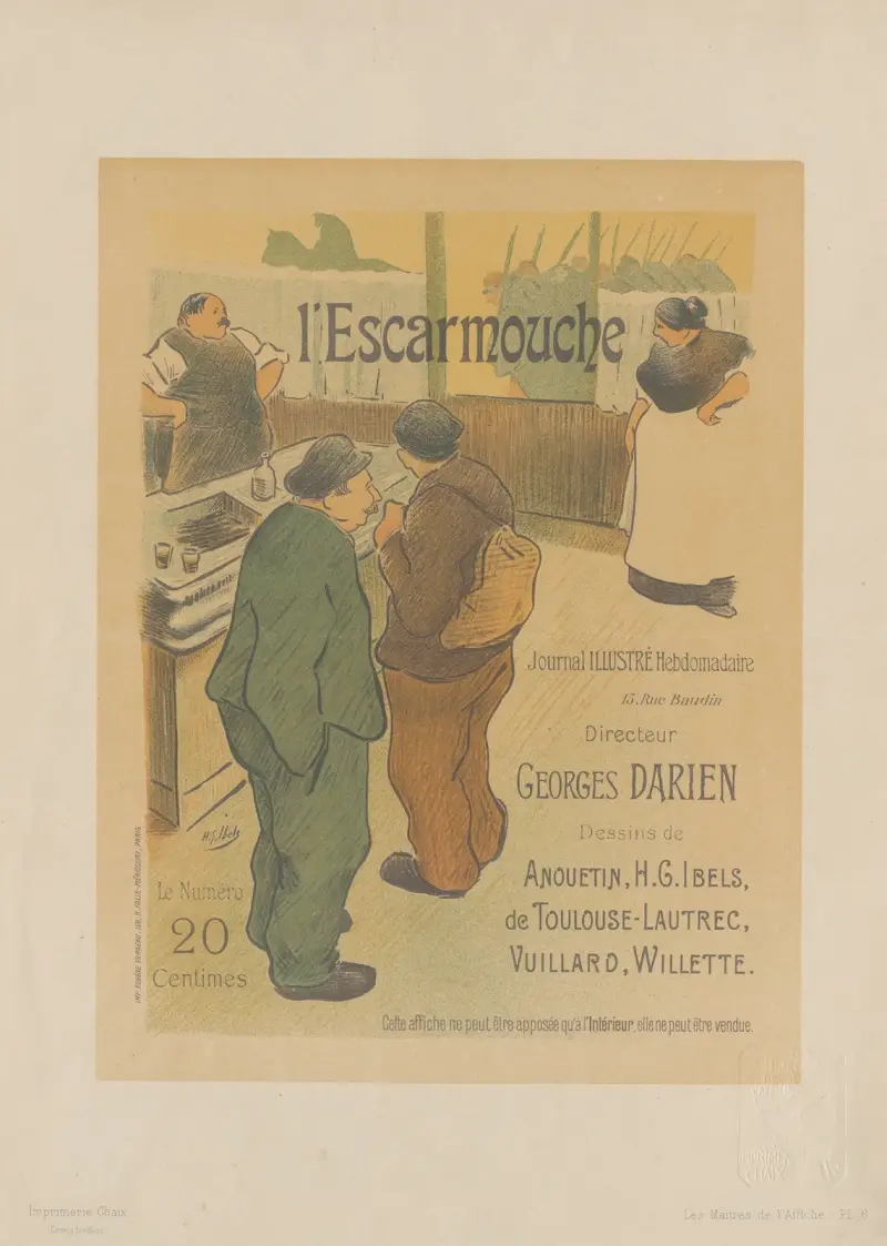 L’Escarmouche av Henri-Gabriel Ibels