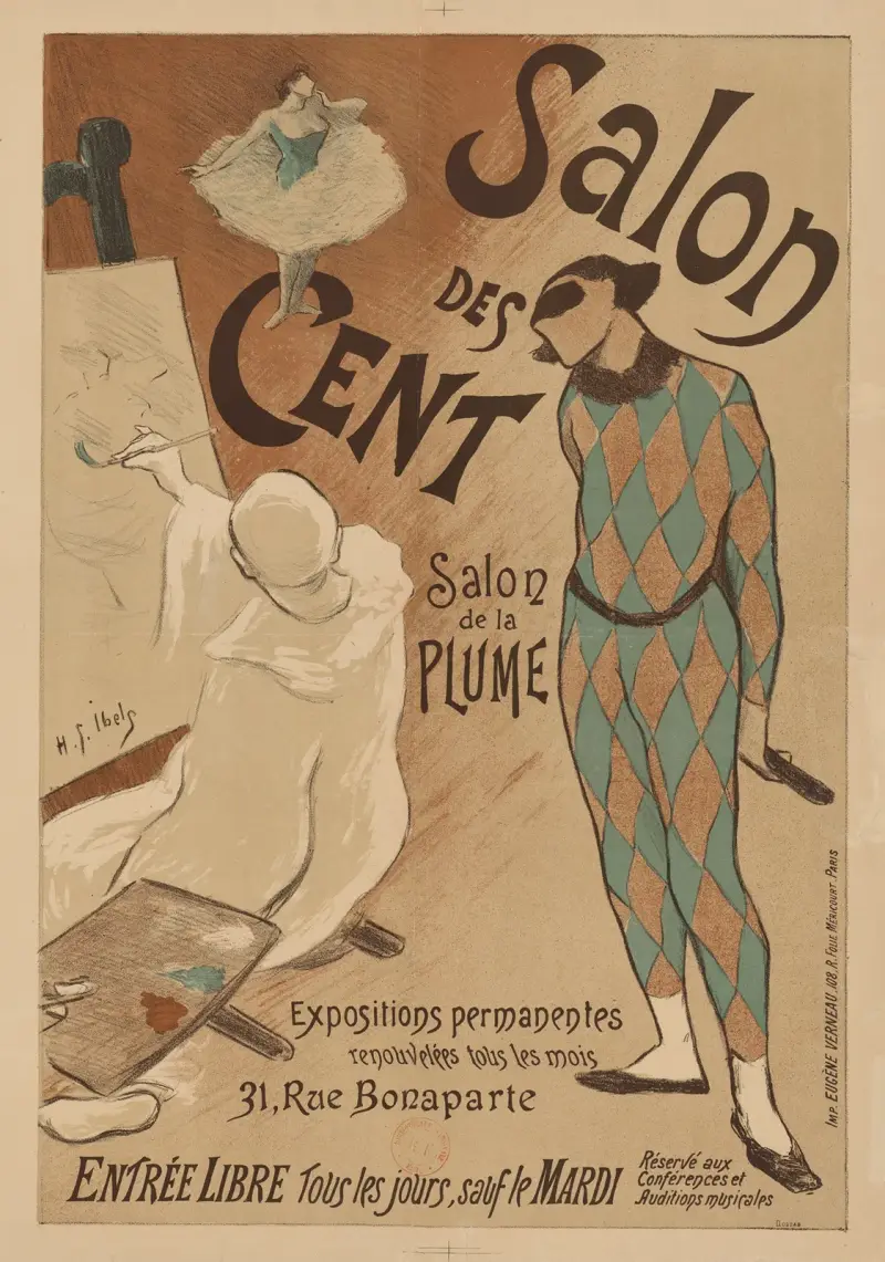 Salon des Cent. Salon de la Plume av Henri-Gabriel Ibels