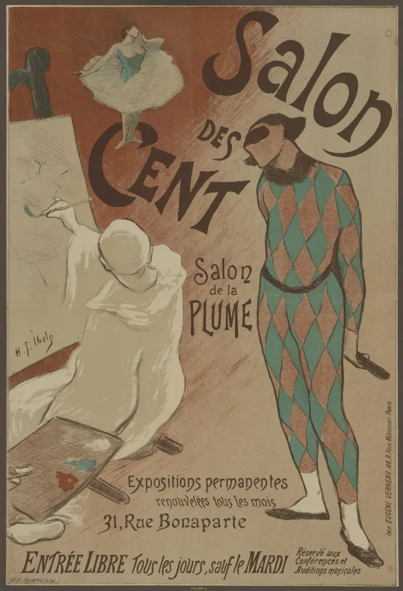 Salon des Cent. Salon de la Plume av Henri-Gabriel Ibels