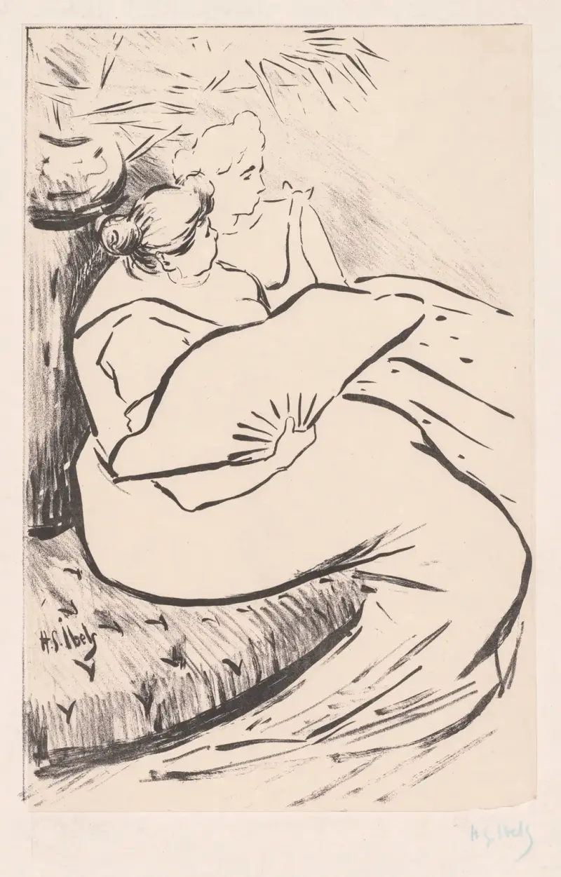 Seated Woman av Henri-Gabriel Ibels