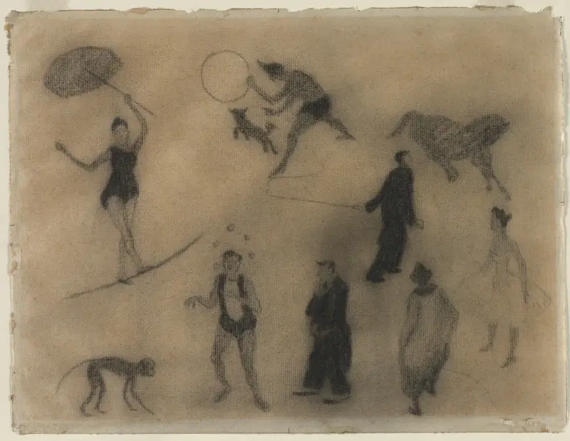 The Circus av Henri-Gabriel Ibels