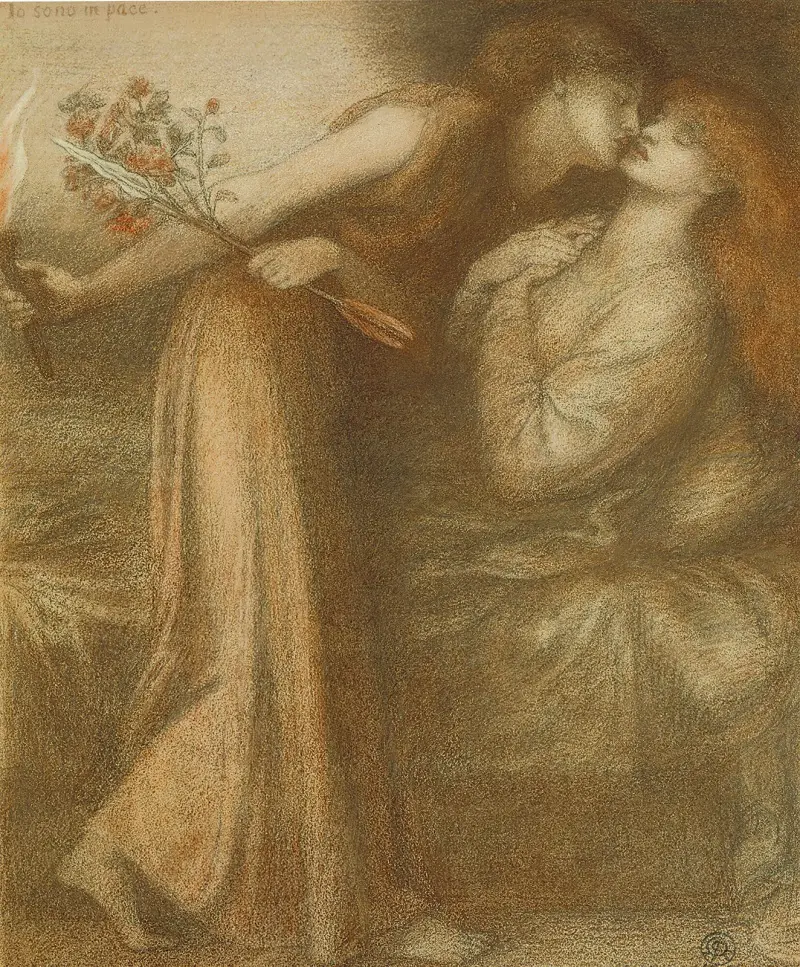 Sen Dantego (Io sono in pace), Dante Gabriel Rossetti