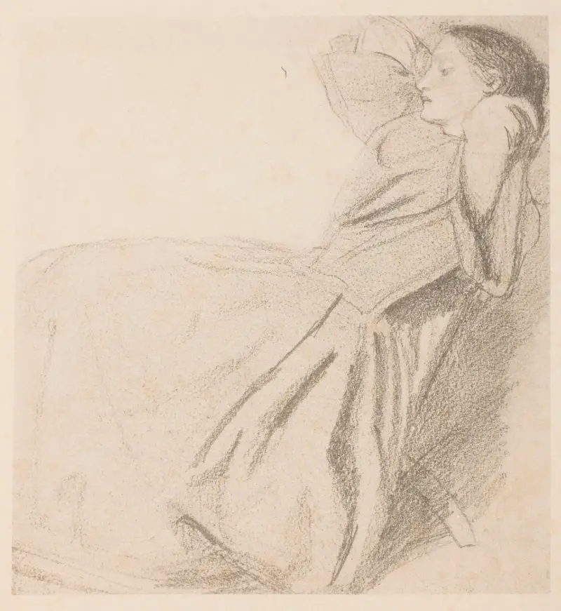 Elizabeth Siddal – Nr. 3 von Dante Gabriel Rossetti