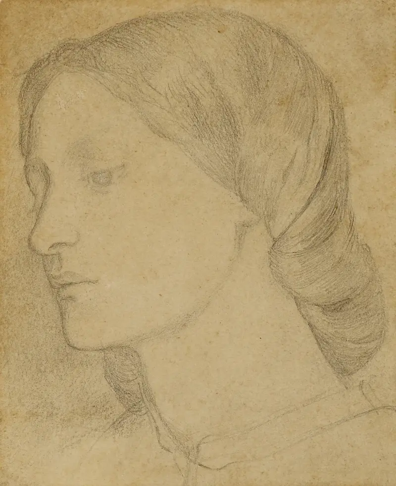 Elizabeth Siddal – Nr. 4 von Dante Gabriel Rossetti