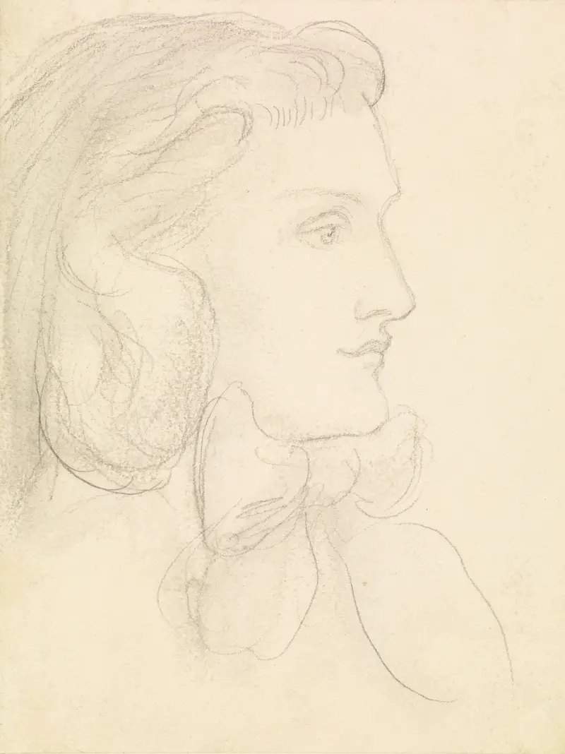 Porträtt av Mrs Beyer av Dante Gabriel Rossetti