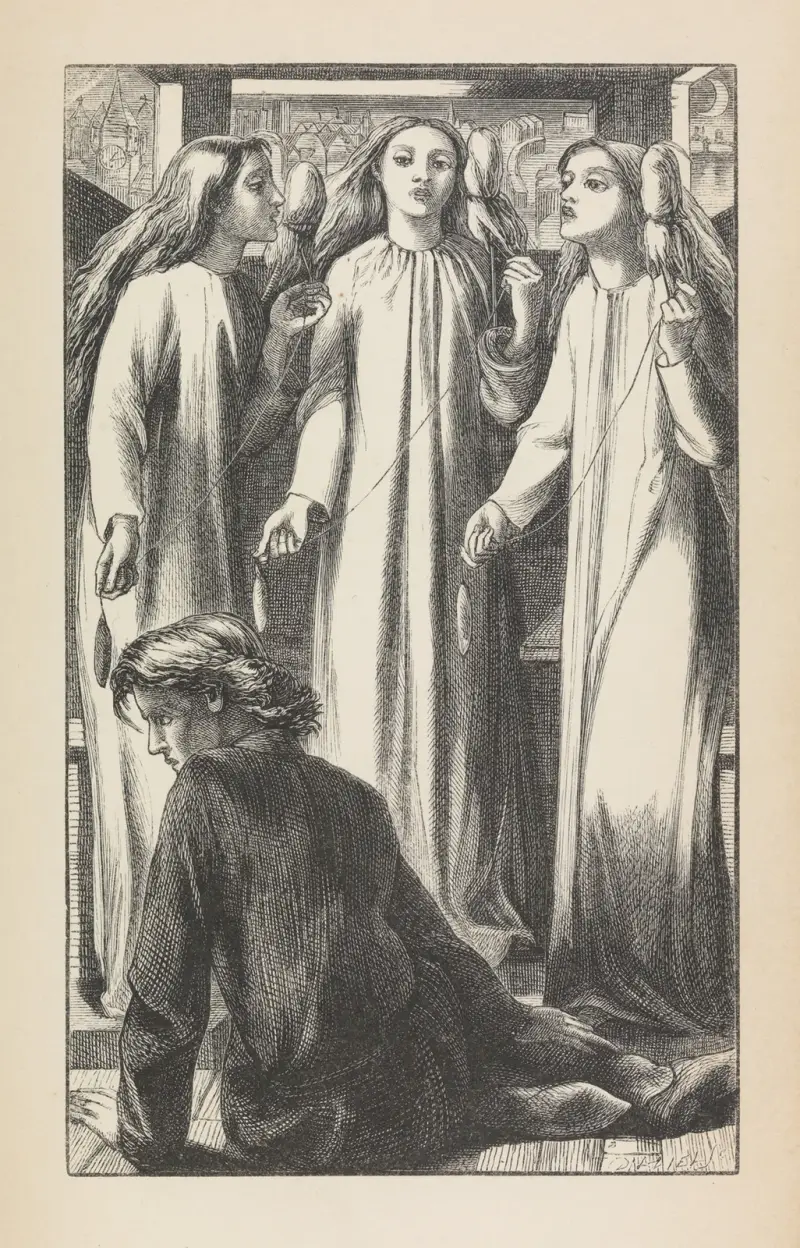 Der Musikmeister von Dante Gabriel Rossetti