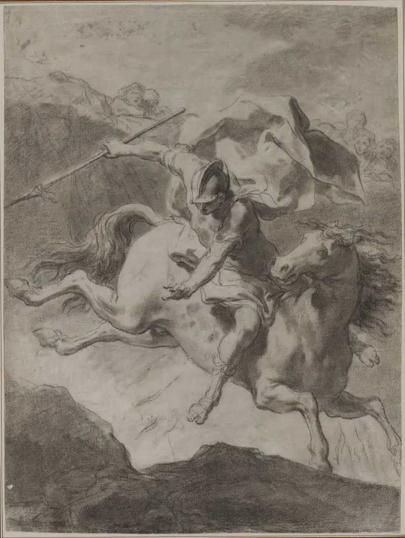 Death of Marcus Curtius av Gaetano Gandolfi