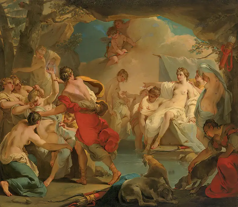 Diana och Callisto av Gaetano Gandolfi
