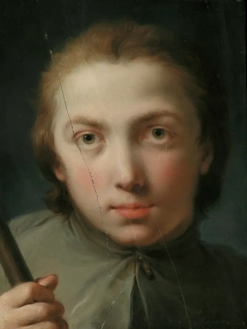 Head of a Boy av Gaetano Gandolfi