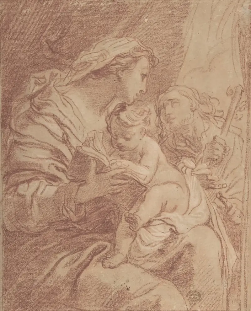Den heliga familjen av Gaetano Gandolfi
