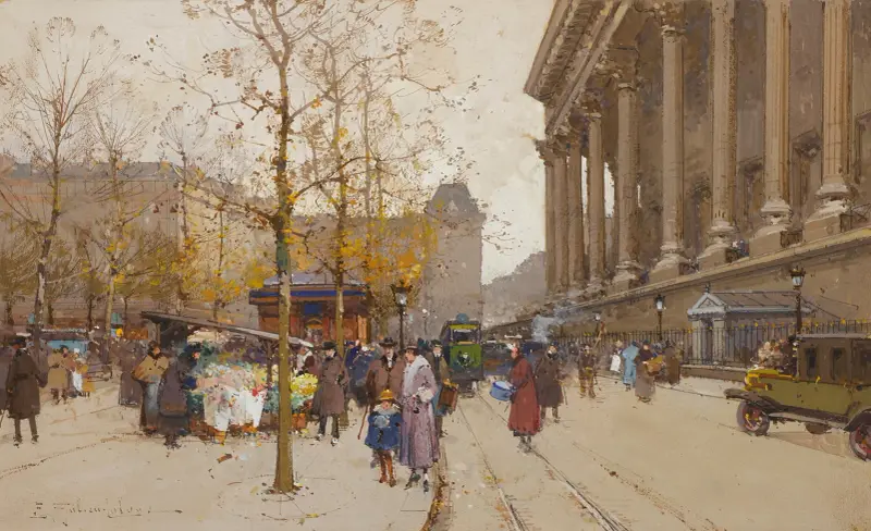 La Madeleine von Eugène Galien-Laloue