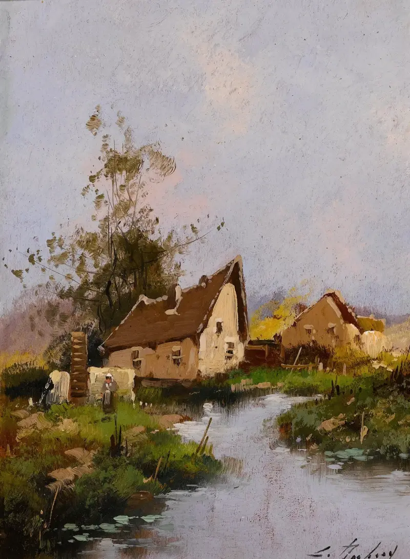 Landskap av Eugène Galien-Laloue