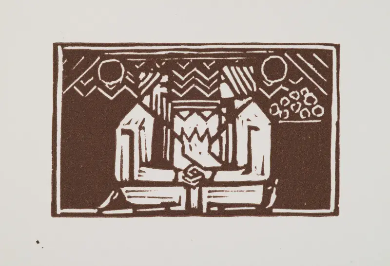 Koru-Kalevala, The Illustrated Kalevala, experiments for Poem I and II av Akseli Gallen-Kallela