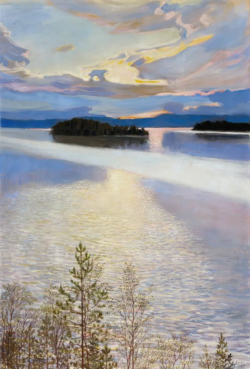 Sjöutsikt av Akseli Gallen-Kallela